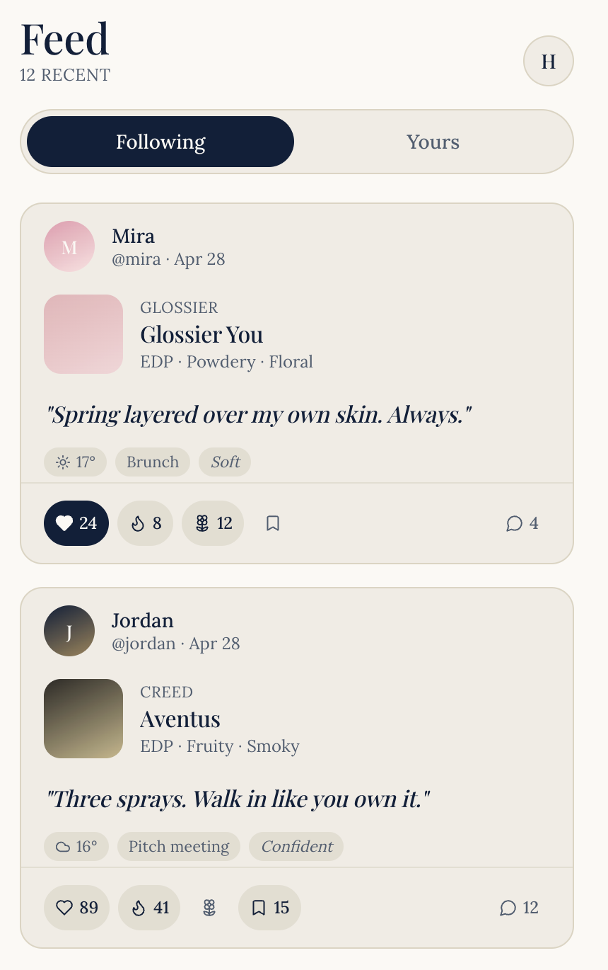 Social feed