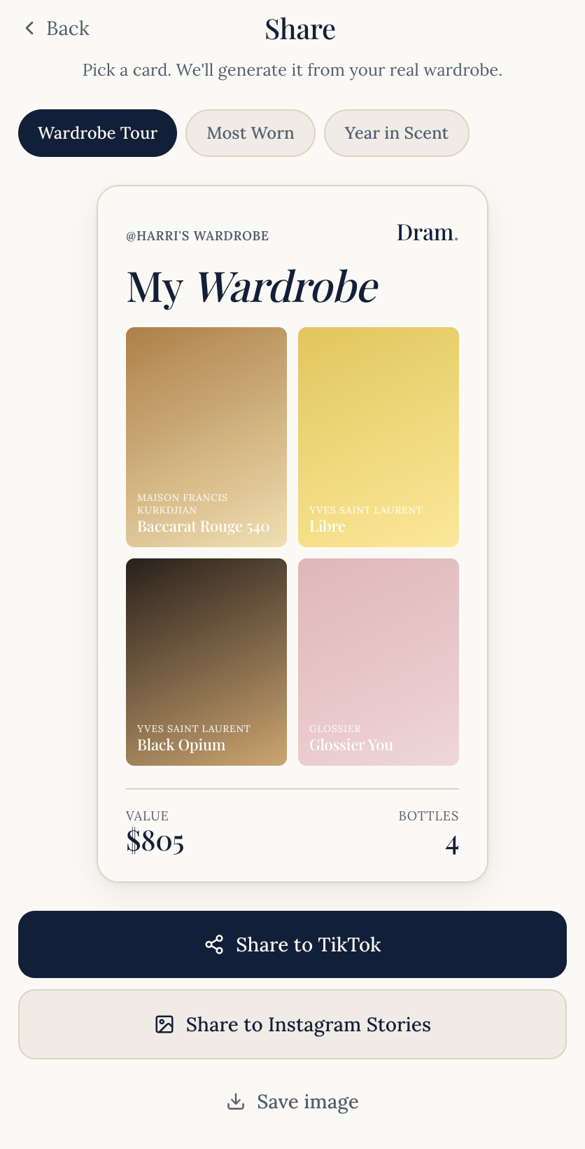 Share your wardrobe